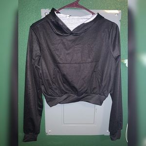 Women Cropped Sweater With The Sweatpants